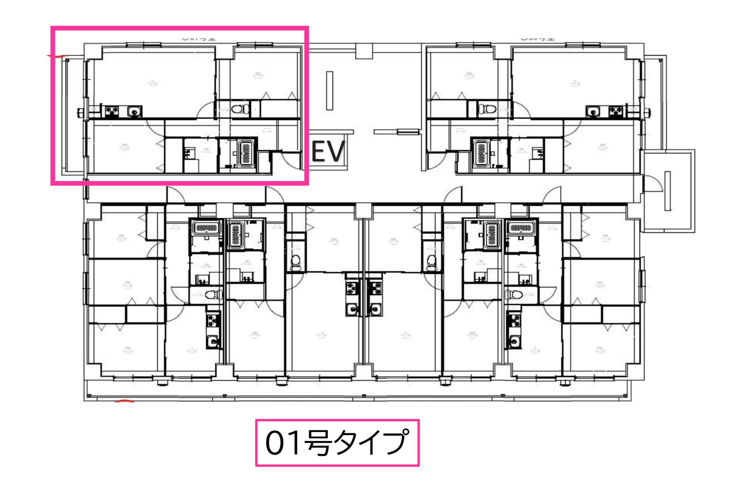 【新築】（仮称）伊倉本町新築マンション　０１号タイプ